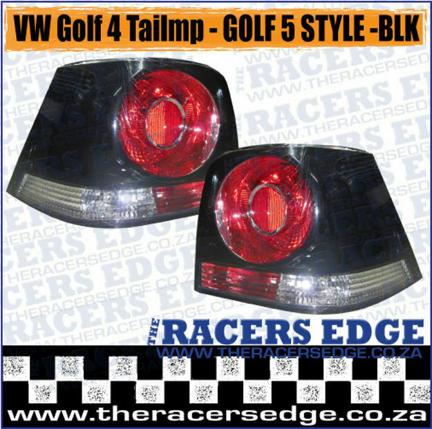 Picture of VW Golf 4 Tailamps - G5 Style - Black