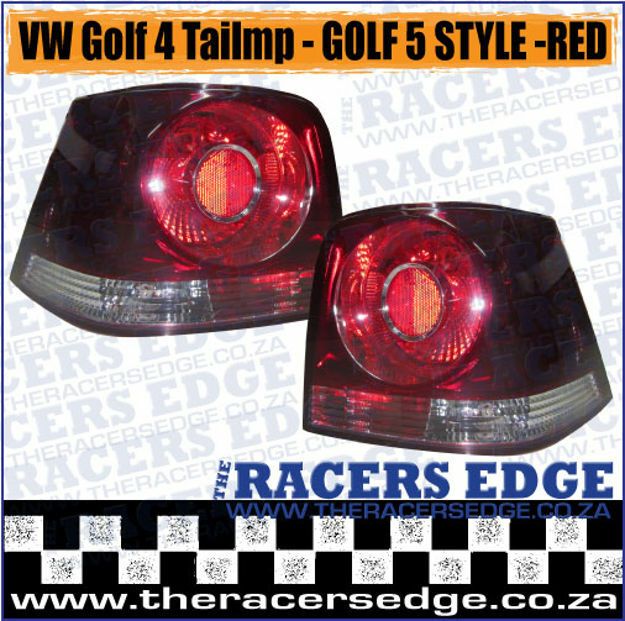 Picture of VW Golf 4 Tailamps - G5 Style - RED