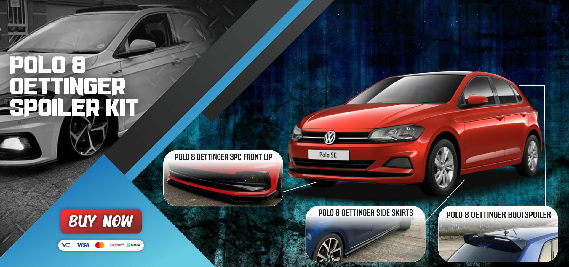 Picture for category Polo 8 Oettinger Spoiler Lip Kit