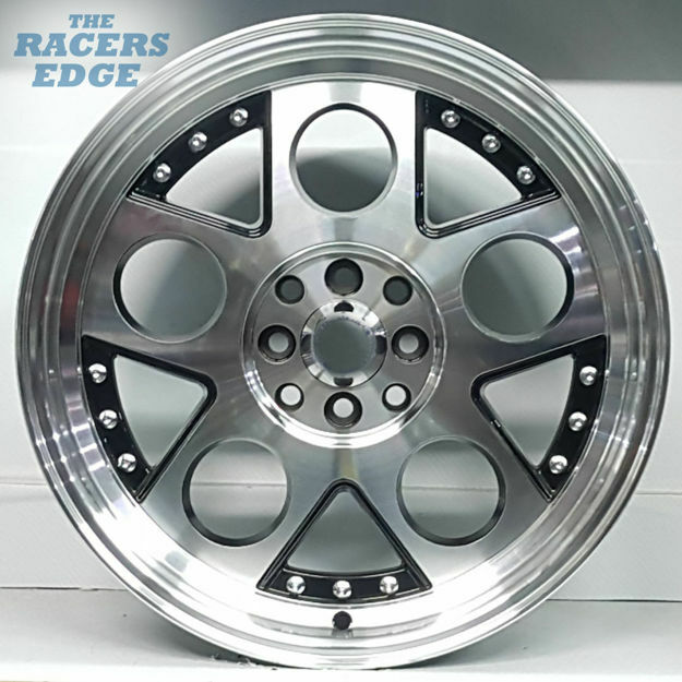 Picture of 17 inch HRE Lambo Reps - 4x100/114 - Black