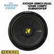 Picture of Kicker 12inch Dual 4ohm CompC Subwoofer