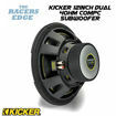 Picture of Kicker 12inch Dual 4ohm CompC Subwoofer