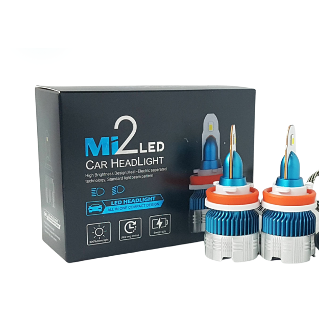 Picture of Super White HID LED Bulb (H11 / 6500K)