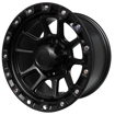 15 inch - Sawdust - 6x139 - MATTE BLACK