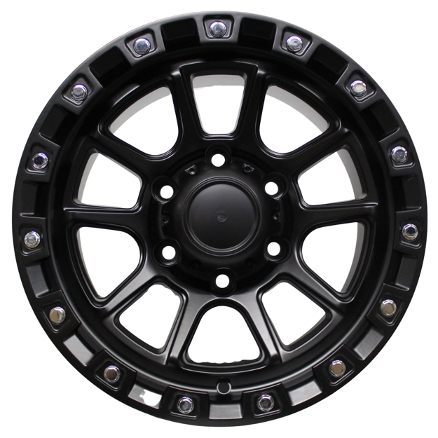 15 inch - Sawdust - 6x139 - MATTE BLACK