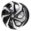 15-inch-5x100-black-machined-face