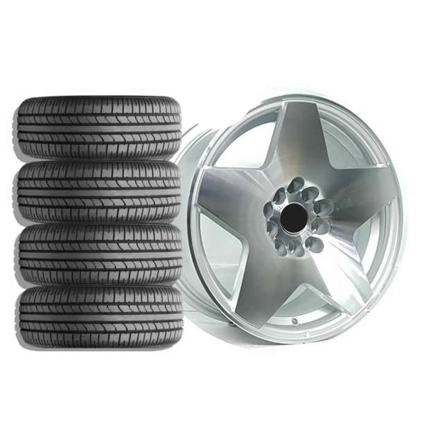 Picture of 15 inch Tarmac - 5x100/114 - Silver - Combo Deal