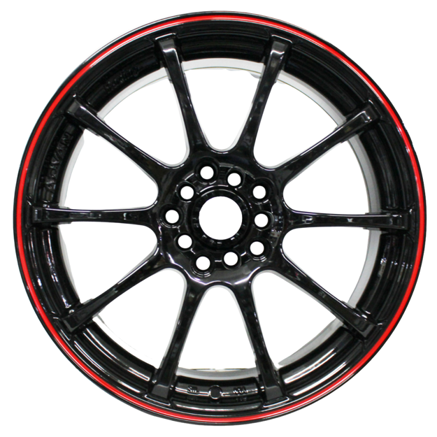 15 inch Advan Black - Red Lip