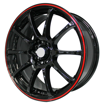 15 inch Advan Black - Red Lip