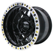 15 inch Explorer - 6x139 - Black Machined Lip