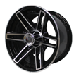 15 inch R EDGE 5363 - 6x139 - Black Machined Face