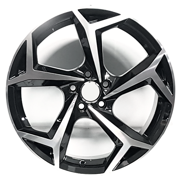 15 inch Polo 8 - R Line style - 5x100 - Black