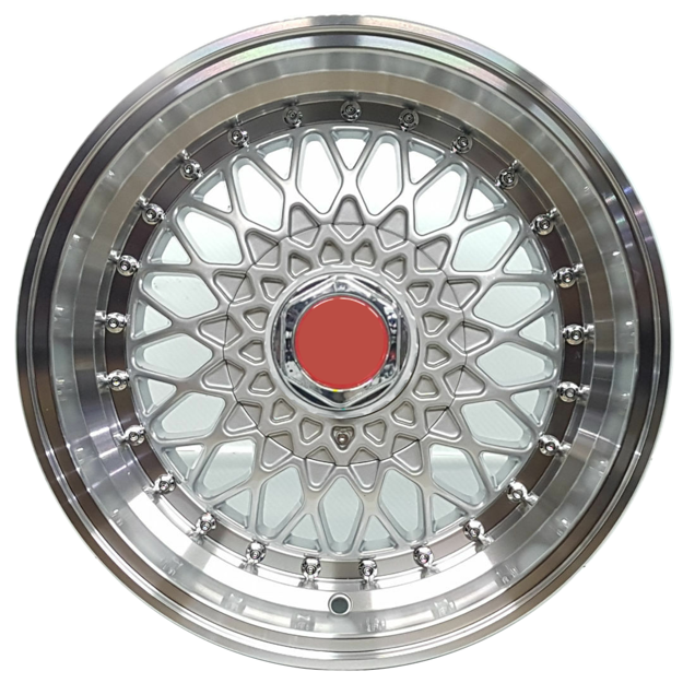 15 inch BB$ 3 - Step - 5x100 - Silver