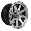 15 inch - 6x114 - Black Machine Face