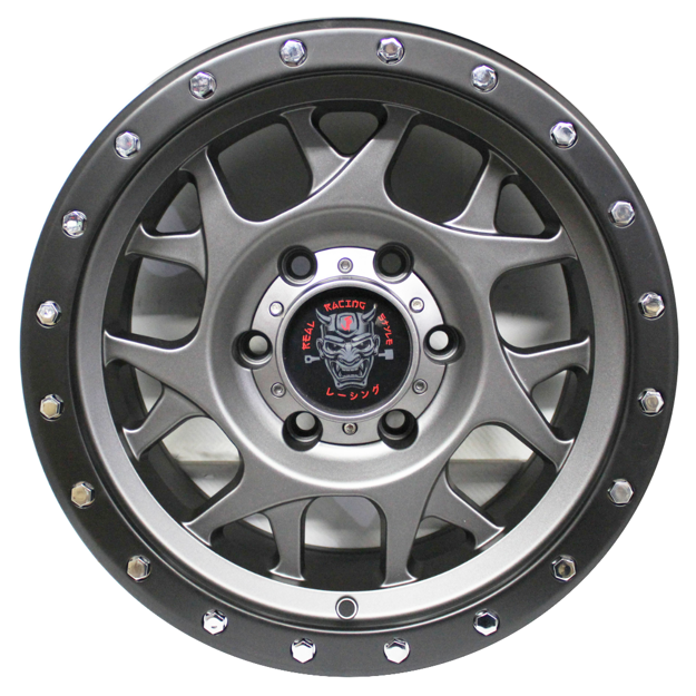 16 inch Matt Grey & Matt Black Lip