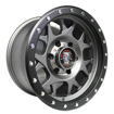 16 inch Matt Grey & Matt Black Lip