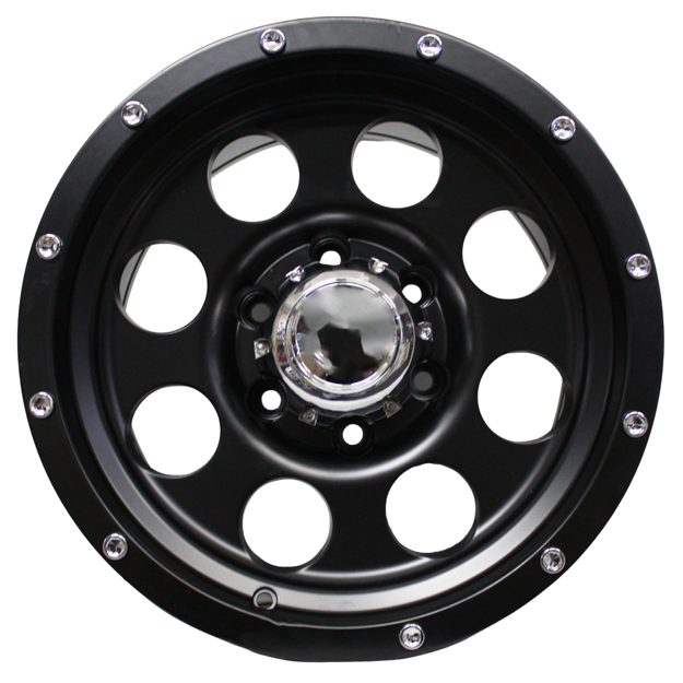 16 inch - Kongo- 6x139 - Matt Black