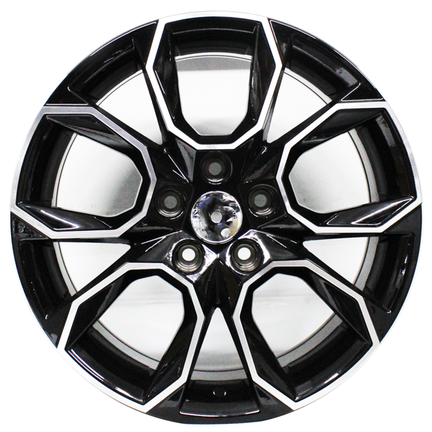 17 inch - 5x112 - Black Machined Face