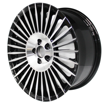 17 inch - Aasta - 5x112 - Black Machined Face