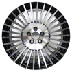 17 inch - Aasta - 5x100 - Black Machined Face