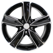 17 inch - Arrowhead - 5x120 - Black Machined face