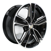 17 inch - Arrowhead - 5x120 - Black Machined face