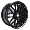 17 inch Priority - 5x112 - Matt Black