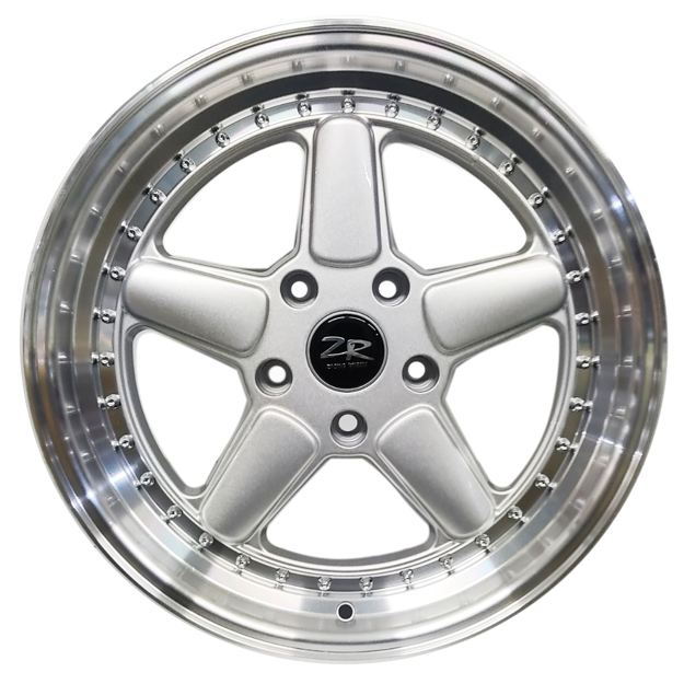17 inch Schnitzer - Silver- 5x120 - Machined lip