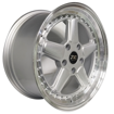 17 inch Schnitzer - Silver- 5x120 - Machined lip