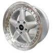 17 inch Schnitzer - Silver- 5x120 - Machined lip