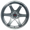 17 inch Rays TE37 - 5x100/114 - Dark Gunmetal