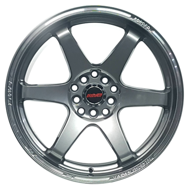 17 inch Rays TE37 - 5x100/114 - Dark Gunmetal