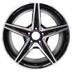 18 inch - Revolver - 5x112 - Black Machined Face