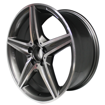 18 inch - Revolver - 5x112 - Gunmetal Machined Face