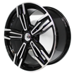 18 inch - XRotary - 5x112 - Black Machined face