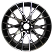 18 inch - Challenger - 5x112 - Black Machine Face 8j
