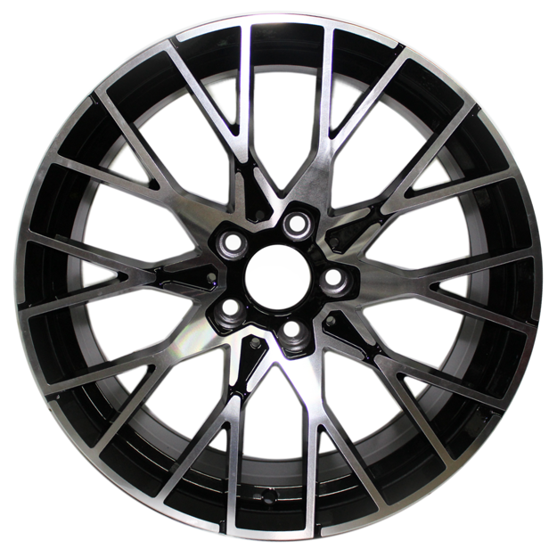 18 inch - Challenger - 5x112 - Black Machine Face 8j