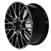 18 inch - Challenger - 5x112 - Black Machine Face 8j