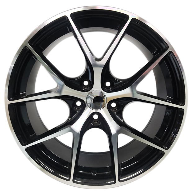 18 inch - Regenerate - 5x114 - Black Machined Face