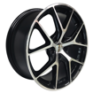 18 inch - Regenerate - 5x114 - Black Machined Face