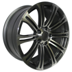 18 Inch - DELUX - 5x120 - Gunmetal Machined Face