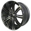 18 Inch - DELUX - 5x120 - Gunmetal Machined Face
