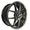 19 inch - KE Racing - 5x120 - Hyper Black