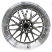19 Inch - LM Illusion - 5X114/120 -N/W - Hyper Black Polished Lip 8.5-9.5