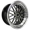 19 Inch - LM Illusion - 5X114/120 -N/W - Hyper Black Polished Lip 8.5-9.5