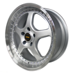 18 Inch - PDX - 5x120 - Silver with Machined Lip