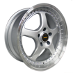 18 Inch - PDX - 5x120 - Silver with Machined Lip