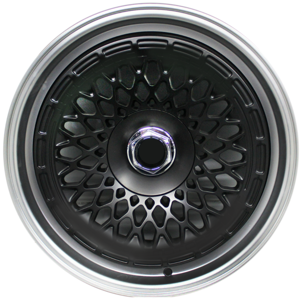 18 Inch - Mesh - 5x100/112 -N/W - Matt Black Machined Lip