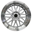 18 inch - LM Illusion - Silver Machined Lip