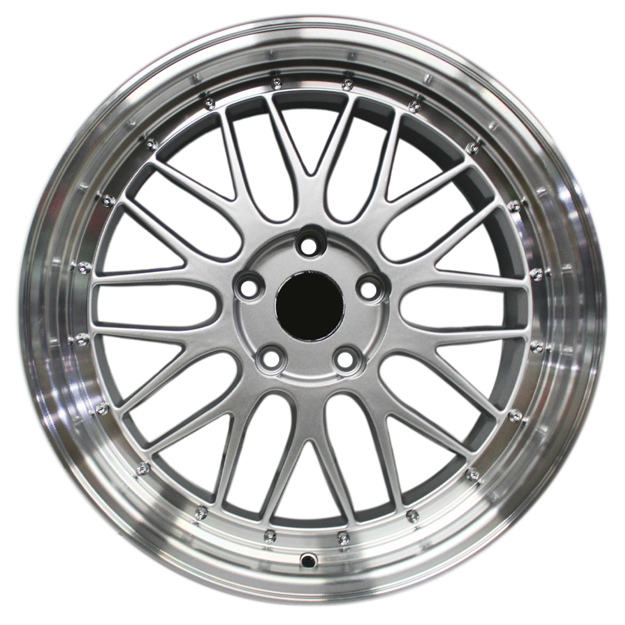 18 inch - LM Illusion - Silver Machined Lip